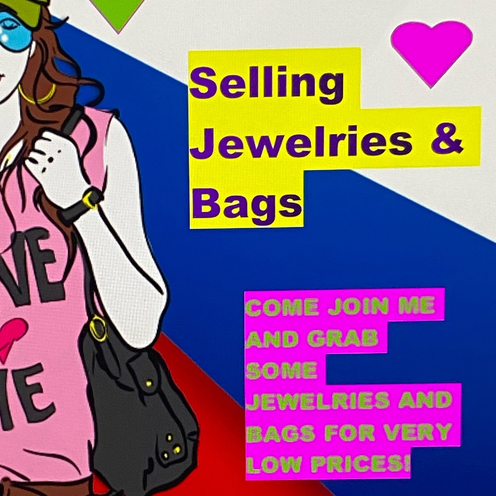 Selling Jewelries & bags Live Show